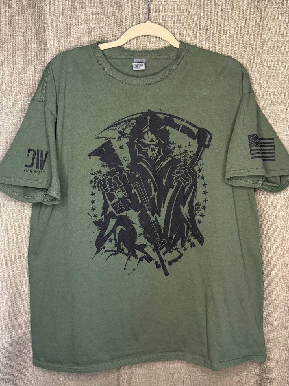 DIW Division Wear Grim Reaper Military Graphic Tee